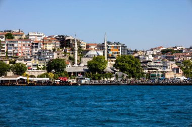 İstanbul, Beyoğlu, Türkiye - 18.05.2024: Uskudar 'daki Mihrimah Sultan Camisi