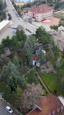 Ertuğrul Gazi Mezarı hava görüntüsü