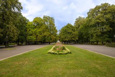 Varşova 'daki Royal Lazienki Parkı, Parktaki Saray, Lazienki Sarayı, Polonya Açık Hava