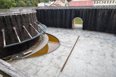 Poland, Wieliczka August 6, 2024. Monument to the ancient miners of the local salt mine and residents of the city clipart