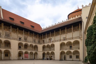 Ortaçağ Wawel Kalesi, Krakow, Polonya