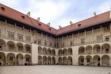 Ortaçağ Wawel Kalesi, Krakow, Polonya