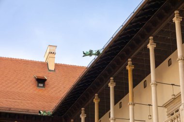 Ortaçağ Wawel Kalesi, Krakow, Polonya