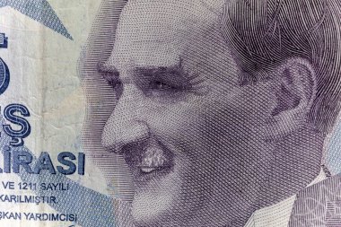 Türk 5 Lira Banknotunun Yakın Çekim Detayları