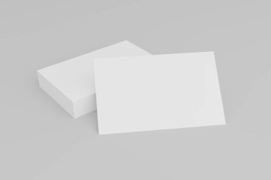 Yumuşak gölgeli boş bir kartvizit.