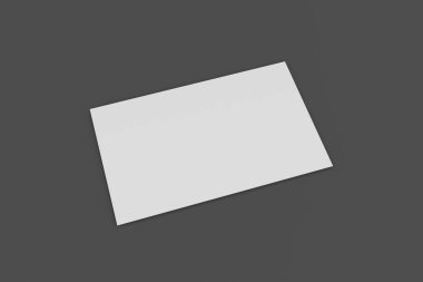 Yumuşak gölgeli boş bir kartvizit.