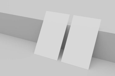 Yumuşak gölgeli boş bir kartvizit.