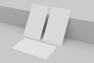 Yumuşak gölgeli boş bir kartvizit.