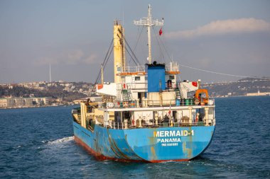 Boğaz 'da Kargo Gemisi Denizkızı