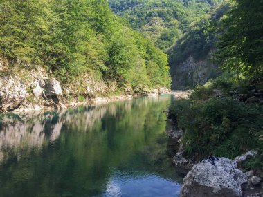 Orman Kanyonu ile çevrili Bakir Nehir