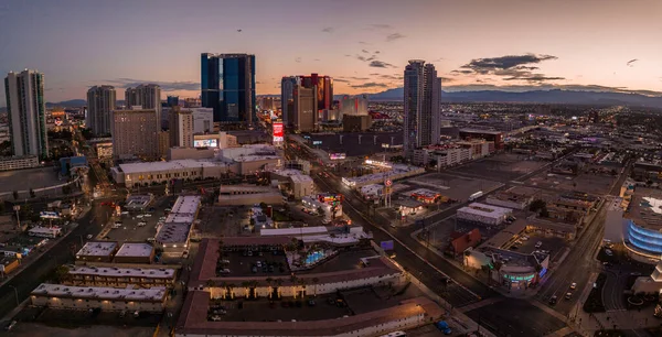 Panoramisch Uitzicht Las Vegas Strip Stretch Van South Las Vegas — Stockfoto
