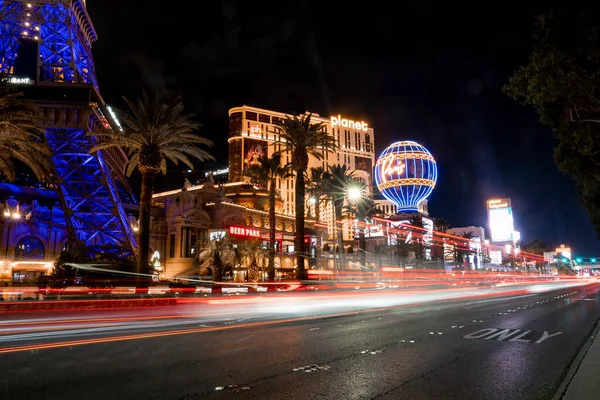 Las Vegas Usa Września 2022 Ruch Drodze Przez Planet Hollywood — Zdjęcie stockowe