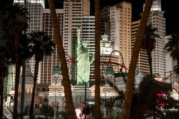 Las Vegas Estados Unidos Septiembre 2022 Vista Réplica Estatua Libertad — Foto de Stock