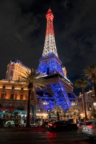 Las Vegas Amerikai Egyesült Államok 2022 Szeptember Eiffel Torony Replica — Stock Fotó