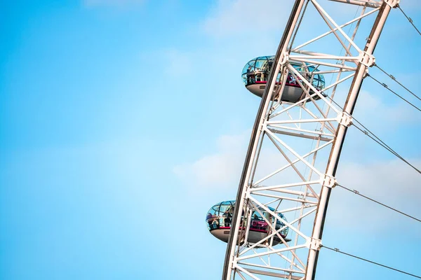 Close View London Eye London One Largest Ferris Wheels World — Stock Photo, Image