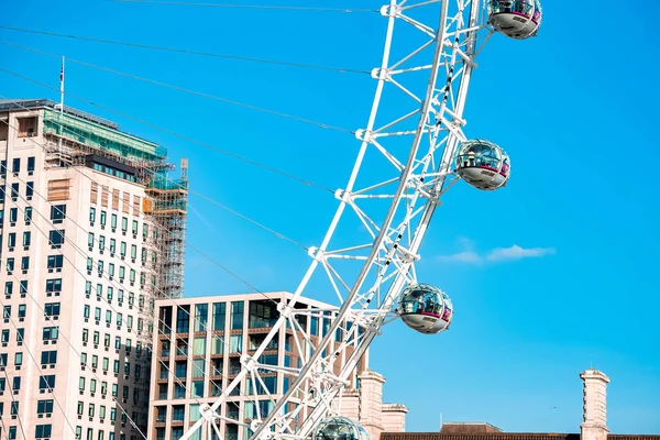 Close View London Eye London One Largest Ferris Wheels World — Stock Photo, Image