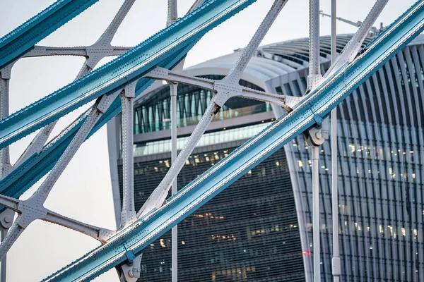 Icónico Puente Torre Que Conecta Londong Con Southwark Río Támesis — Foto de Stock