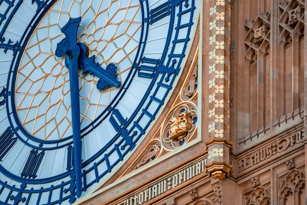Close View Big Ben Clock Tower Westminster London Amazing Details — Stock Photo, Image