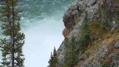 Yellowstone Yellowstone Milli Parkı, Wyoming, ABD'de düşüyor