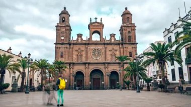 Las Palmas, Gran Canaria, Kanarya Adaları, İspanya 'daki Santa Ana Katedrali' nin Zaman Çizelgesi