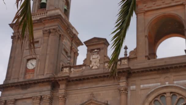 Paysage Avec Cathédrale Santa Ana Vegueta Las Palmas Grande Canarie — Video