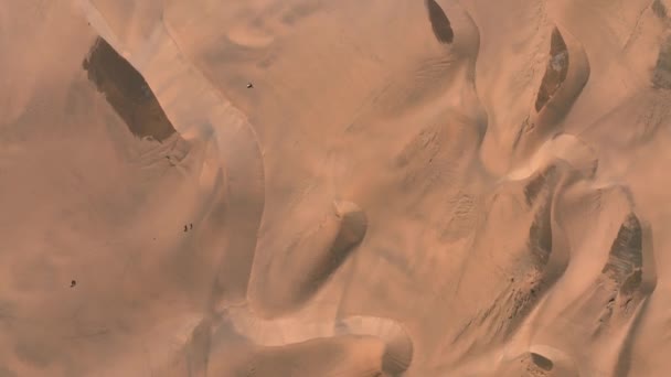 Panoramic Aerial Scene Maspalomas Dunes Playa Del Ingles Maspalomas Gran — 비디오