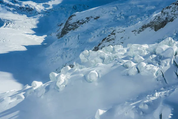 Μαγική Θέα Των Άλπεων Βουνά Στην Ελβετία Θέα Από Ελικόπτερο — Φωτογραφία Αρχείου