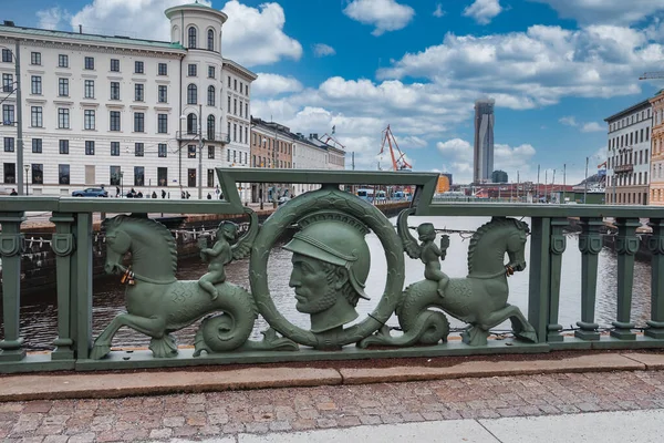 Magisch Uitzicht Het Centrum Van Göteborg Zweden Oude Binnenstad Van — Stockfoto