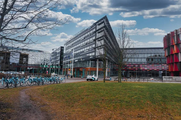 stock image Colourful modern architecture of the Chalmers technical university, Gothenburg, Sweden