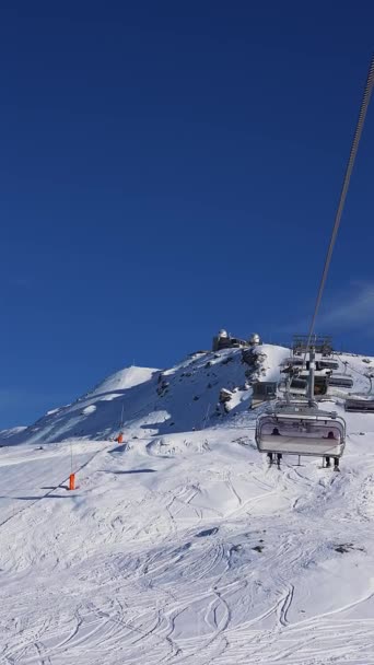 Belle Vue Sur Gornergrat Zermatt Station Ski Cervin Suisse Avec — Video