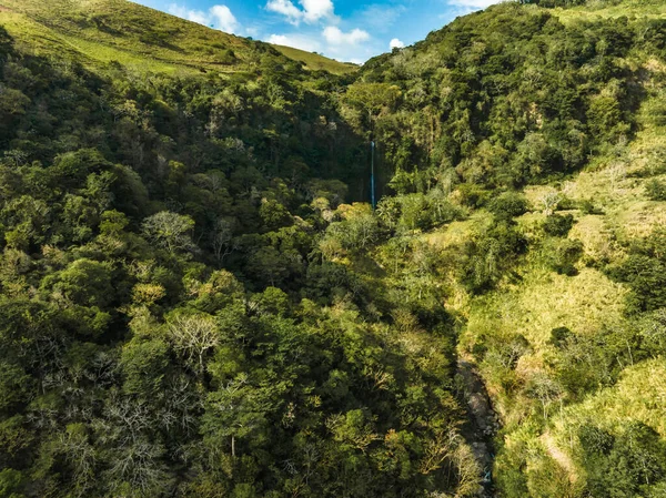 Niesamowity Krajobraz Przyrody Region Monteverde Kostaryka — Zdjęcie stockowe