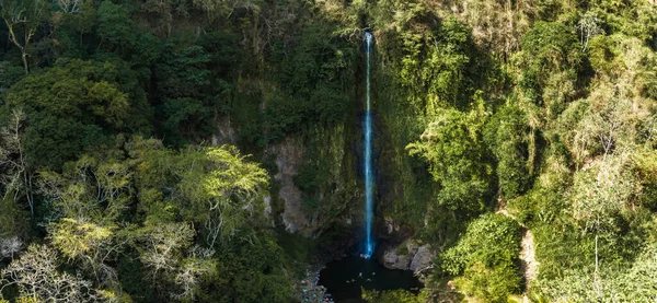 Vodopád Fortuna Kostarice Vodopád Nachází Řece Arenal Úpatí Spící Sopky — Stock fotografie
