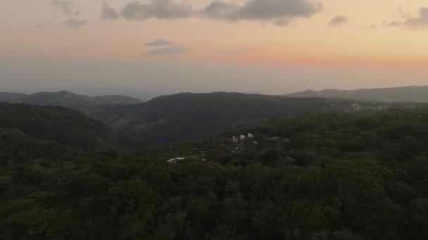 Niesamowity Krajobraz Przyrody Region Monteverde Kostaryka Piękna Przyroda Kostaryki — Wideo stockowe