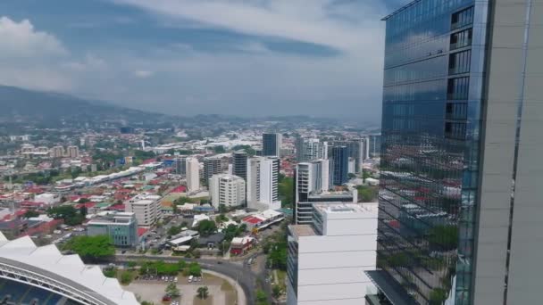 Beautiful Aerial View Sabana San Jose Costa Rica San Jose — Stock Video