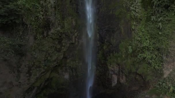 Kosta Rika Daki Fortuna Şelalesi Şelale Arenal Nehri Nde Chato — Stok video