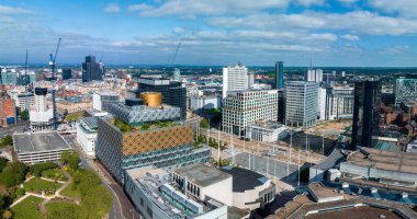 Birmingham Kütüphanesi, Baskerville Evi, Centenary Meydanı, Birmingham, Batı Midlands, İngiltere, Birleşik Krallık.