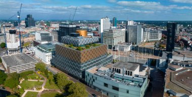 Birmingham Kütüphanesi, Baskerville Evi, Centenary Meydanı, Birmingham, Batı Midlands, İngiltere, Birleşik Krallık.