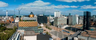 Birmingham Kütüphanesi, Baskerville Evi, Centenary Meydanı, Birmingham, Batı Midlands, İngiltere, Birleşik Krallık.