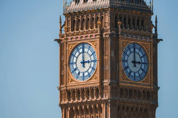 Big Ben Westminster Bridge Theems Londen Het Verenigd Koninkrijk Engels — Stockfoto