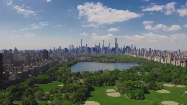 New York Abd Deki Central Park Güzel Hava Manzarası — Stok video