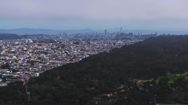 Widok Lotu Ptaka Park Golden Gate San Francisco Usa — Wideo stockowe
