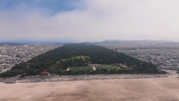 Αεροφωτογραφία Του Πάρκου Golden Gate Στο Σαν Φρανσίσκο Των Ηπα — Αρχείο Βίντεο