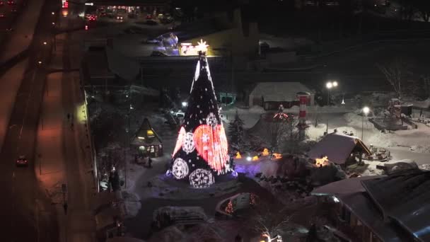 Pohon Natal Yang Paling Indah Eropa Terletak Riga Latvia Fasilitas — Stok Video