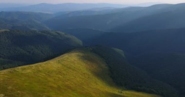 Karpat Dağlarının Zirveleri. Dağların tepesinde. Yüksek kalite 4k görüntü