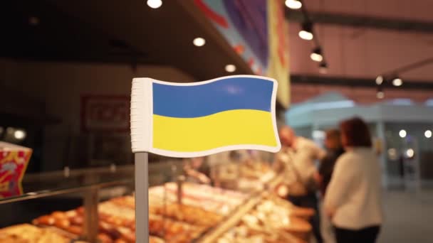 Sebuah Pilihan Besar Produk Berkualitas Dari Produsen Ukraina — Stok Video