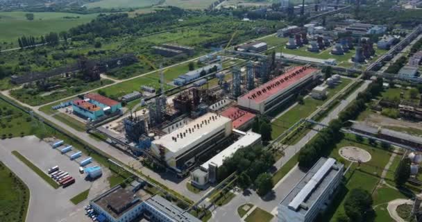Plant Giant Chemical Industry Ukraine High Quality Footage — Vídeo de stock