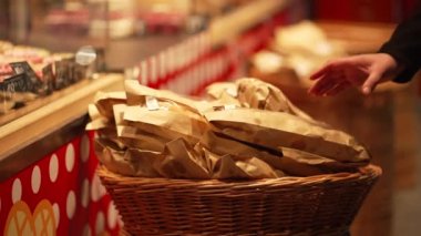 Buy fresh bread at the bakery