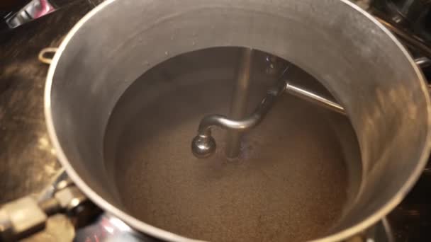Pivovarnický Proces Výrobní Proces Kvašení — Stock video
