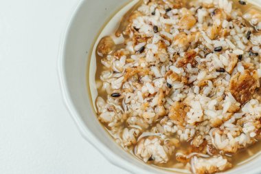 nurungji bap, Korean style scorched rice food