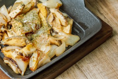 jeonbok butter gui, Korean food grilled abalone with butter